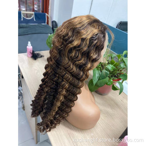 Virgin Brazilian 13x4 13x6 Transparent HD Lace Human Wigs 100% Human Hair Curly Wave Wigs ,Wholesale Cheap Human Hair Wigs